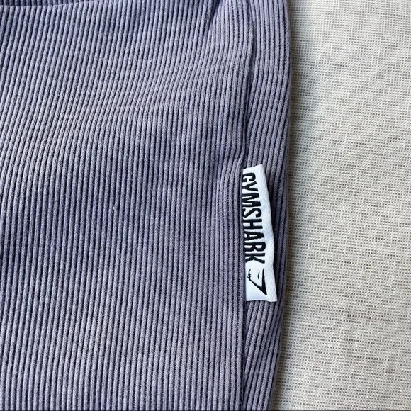 Gymshark Slounge Ribbon Joggers Pants in Steel Blue Marl XS - Picture 7 of 8